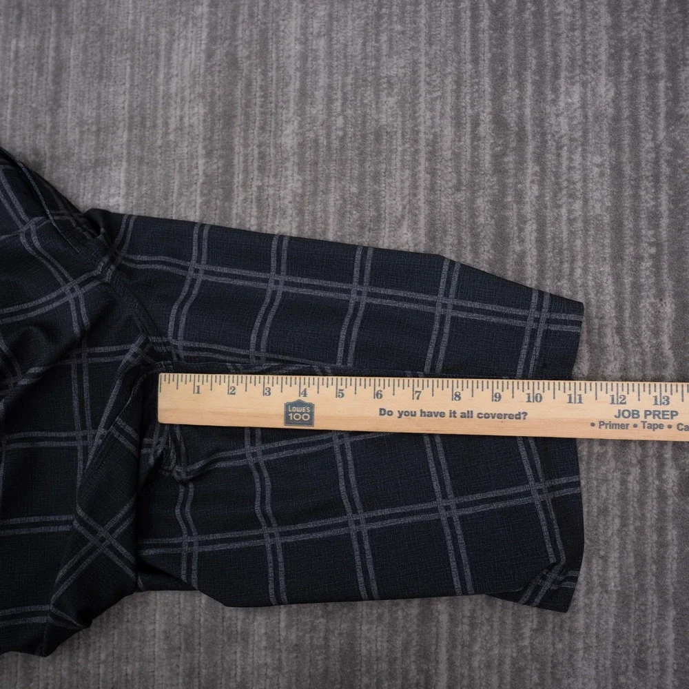 O'Neill Hybrid Shorts Mens 36 Grey Plaid Excellent Stretch Boardshorts AD01AR99
